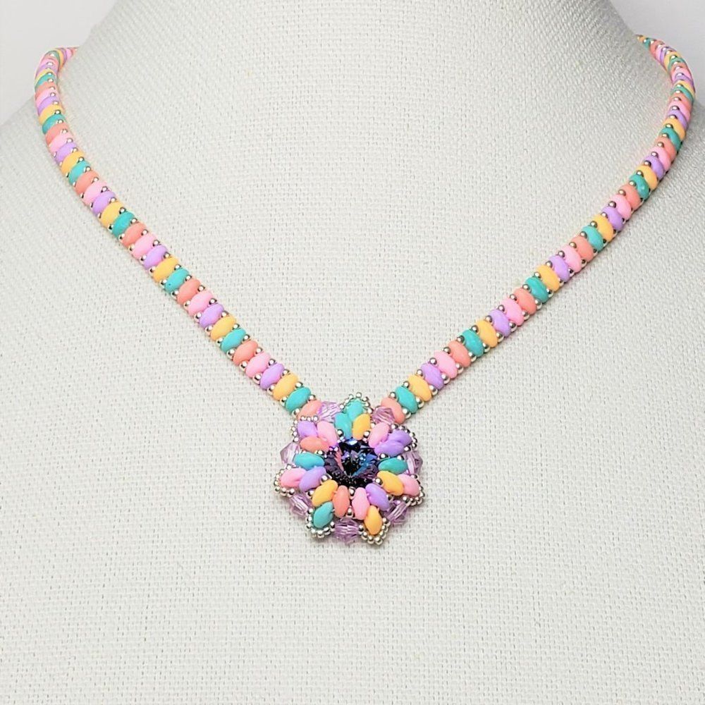 Colorful Handmade Swarovski Necklace Set